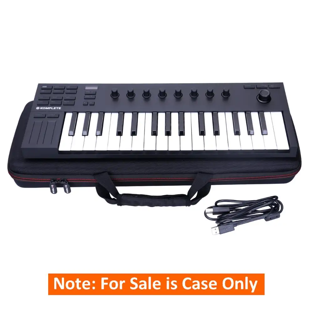 Черный Жесткий Чехол LTGEM EVA для клавиатуры контроллера Native Instrument Komplete Kontrol M32|Сумки