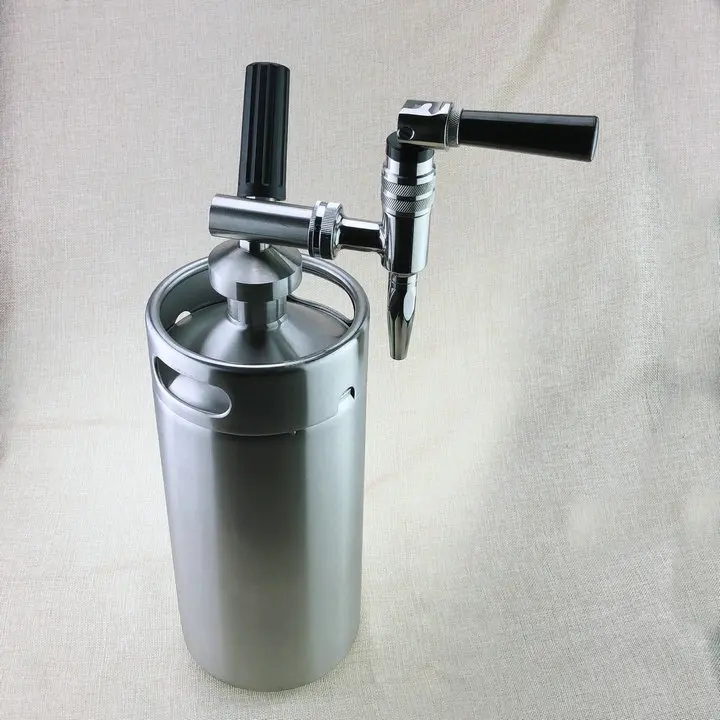 4L мини бочонок из нержавеющей стали с нитро смесителем для домашней