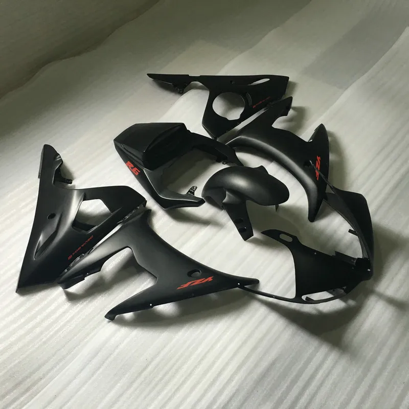 Комплект обтекателей для мотоцикла YAMAHA YZFR6 05 YZF R6 2005 YZF600 yzfr6 ABS Новый матовый черный