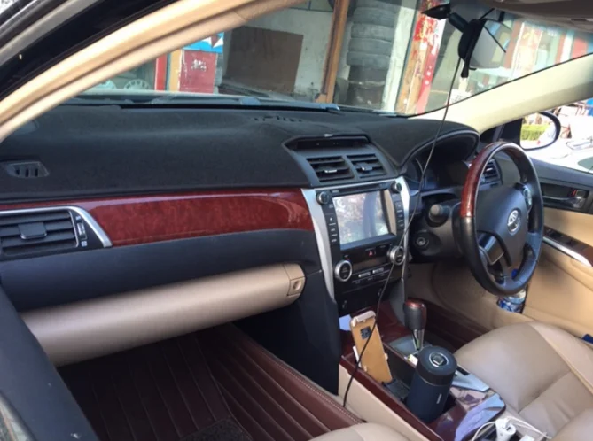 Аксессуары для приборной панели dashmats крышка toyota camry xv50 2011 2012 2013 2014 2015 2016 поколения