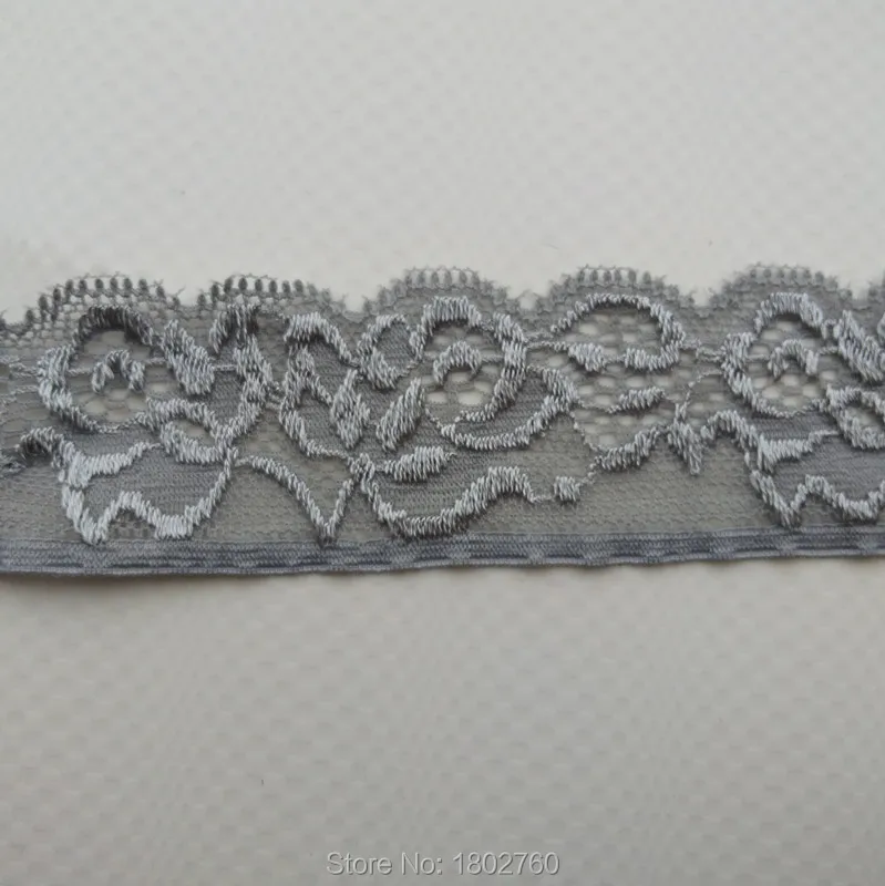 Эластичное кружево ZQCRAFTS 10 ярдов 3 5 см вискоза/нейлон 7 цветов