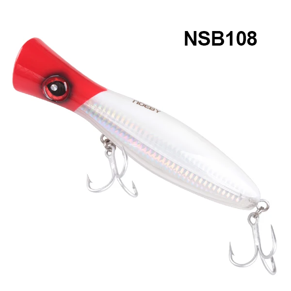 NSB108 NOEBY Большая Поппер приманка 120 мм 160 мм 200 мм Topwater плавающая твердая приманка Iscas Artificiais Leurre De Peche морской воблер рыболовные снасти - Цвет: NSB108