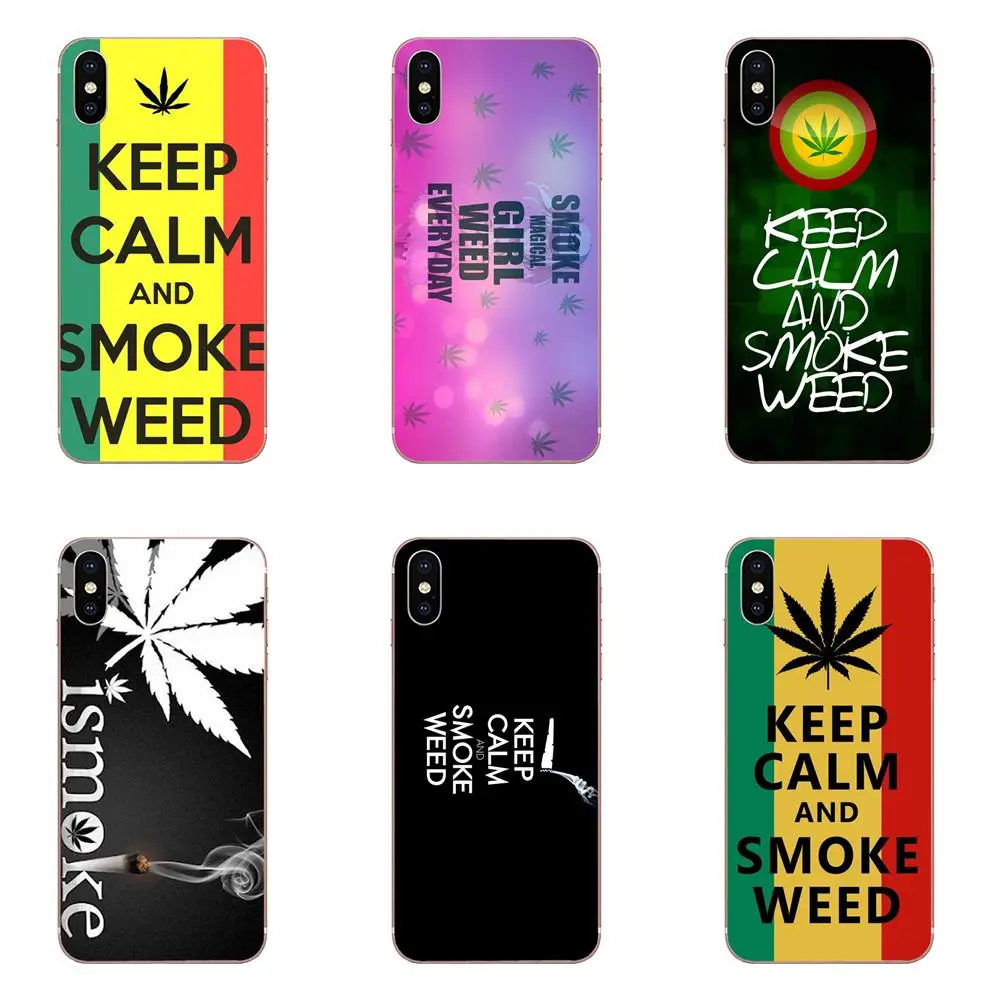 Чехол для мобильного телефона из ТПУ Smoke Weed Eat Pussy It's Vegan Quote Xiao mi 3 4 4C 4i 5 5s 5X6 6X A1 Max x 2