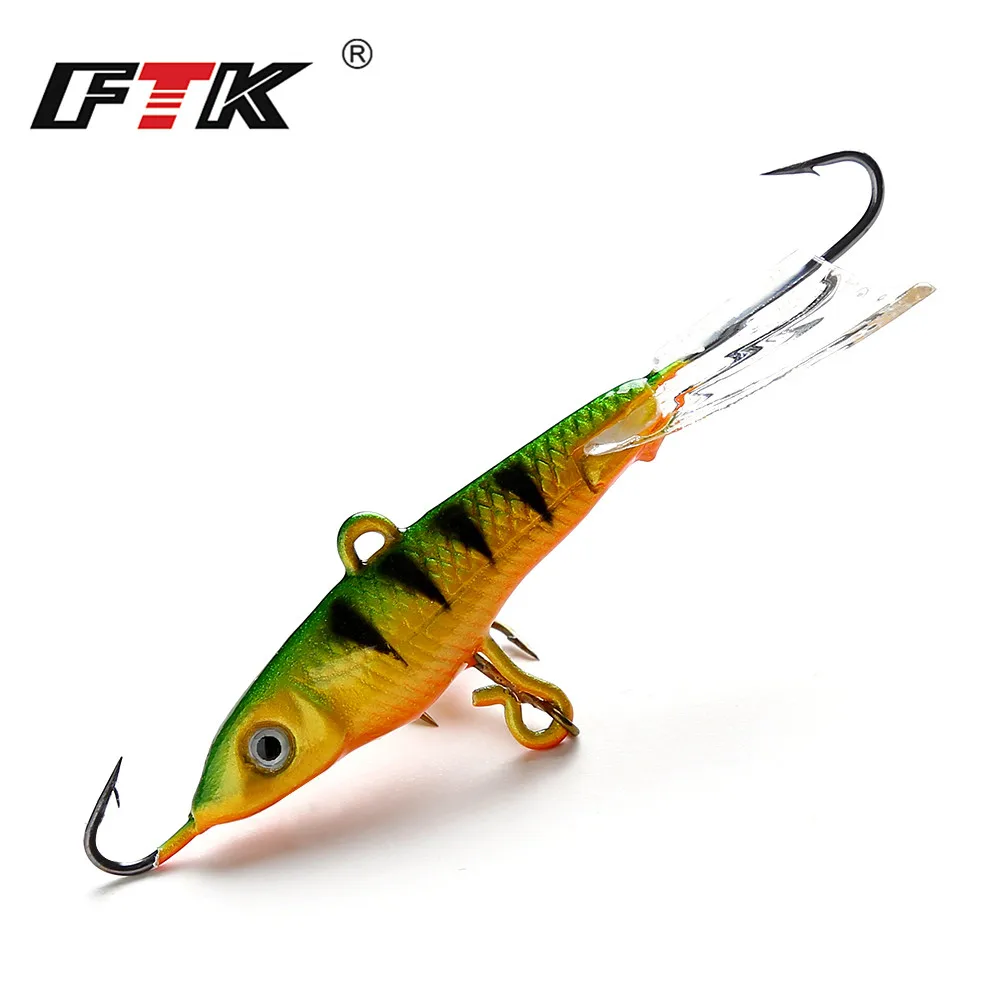 FTK Winter Ice Fishing Lure Jigging Lead Fish Bait 1PC 12g 71mm Hooks Balancer Jigs ice jigging Baits | Спорт и развлечения