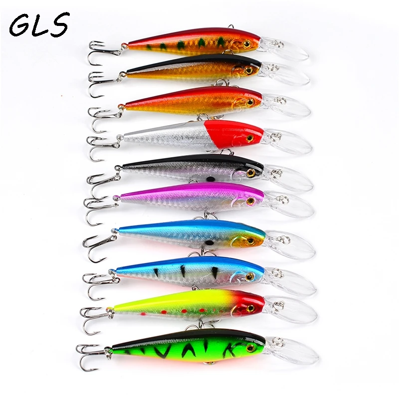 11 5 см/10 г Пластиковые жесткие приманки Minnow искусственные рыболовные