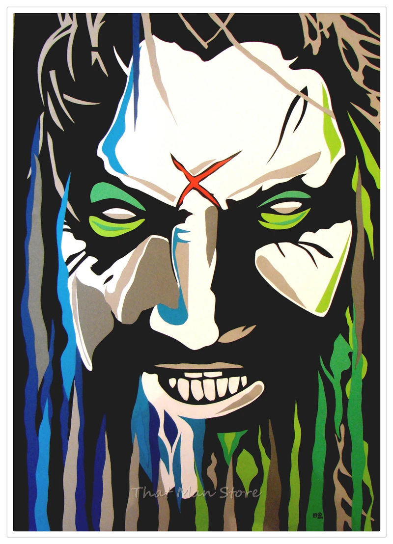 Rob Zombie винтажная Ретро рок группа музыкальная гитара белая крафт бумага плакат