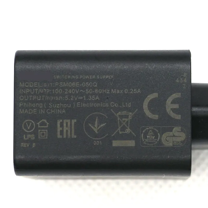 Новый оригинальный EU Plug 5 2 V 1.35A стены USB Зарядное устройство для ASUS ZENFONE 4 6 PSM06E-050Q