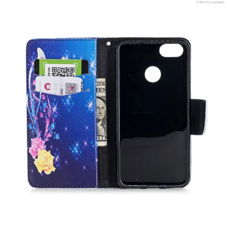 Case for Huawei P9 Lite Mini SLA-L22 SLA-L03 Flip on Leather Wallet Cover Nova 2017 SLA L22 L03 Cases Bag | Мобильные телефоны и