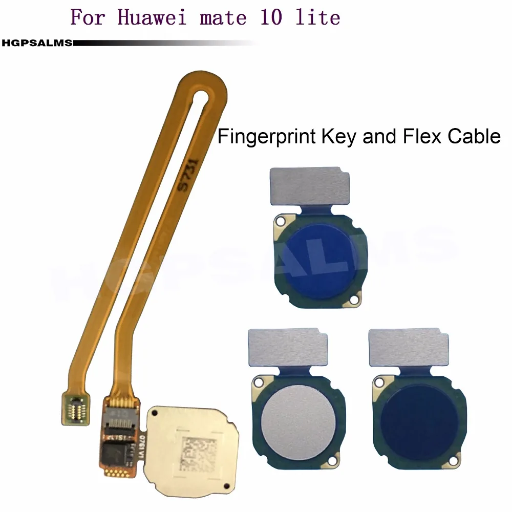Для HUAWEI Mate 10 Lite отпечатков пальцев Сенсор сканер за счет сканера Главная Кнопка
