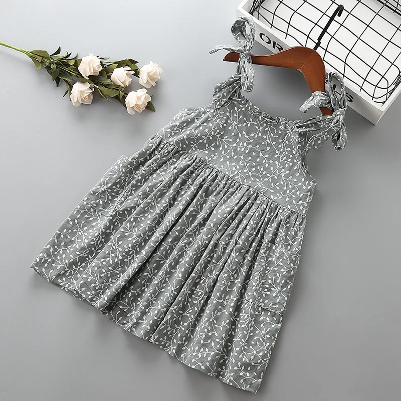3-10 year High quality girl dress 2019 new summer fashion bow flower ruched kid children clothing party princess | Детская одежда и