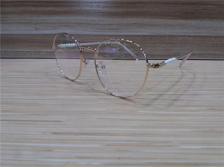 Очки кадр ретро полный обод золото оправу Винтаж очки круглые компьютерные