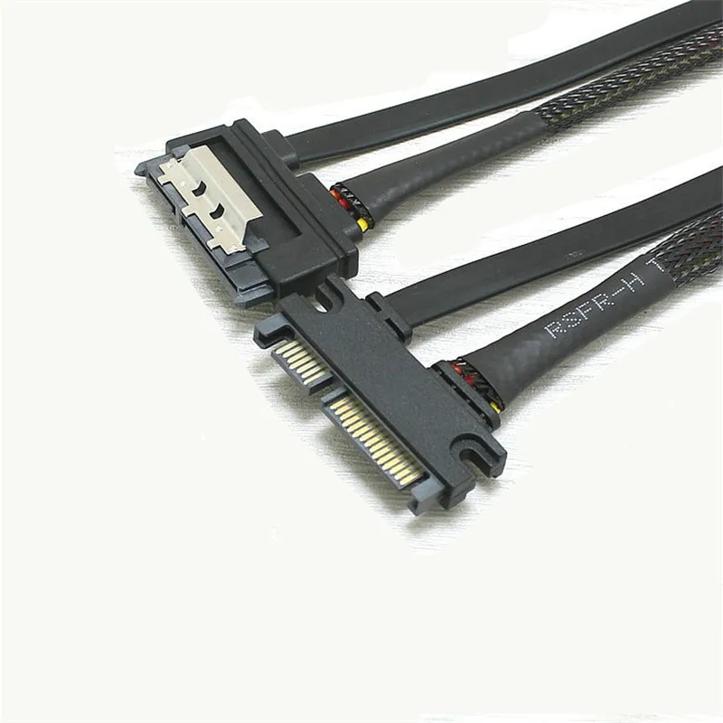 SATA 22 Pin штекер к гнезду расширение Sata кабель 3 III 6 ГБ/сек. 7 + 15 данных HDD