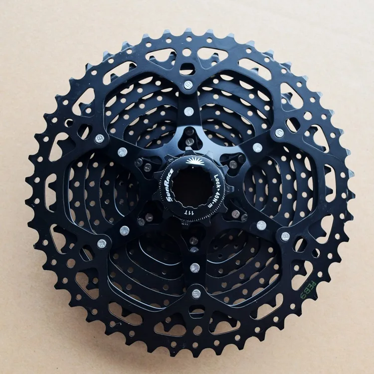 11 скоростей 11-46T кассета Золотая MTB экономия труда подъем для переменной скорости