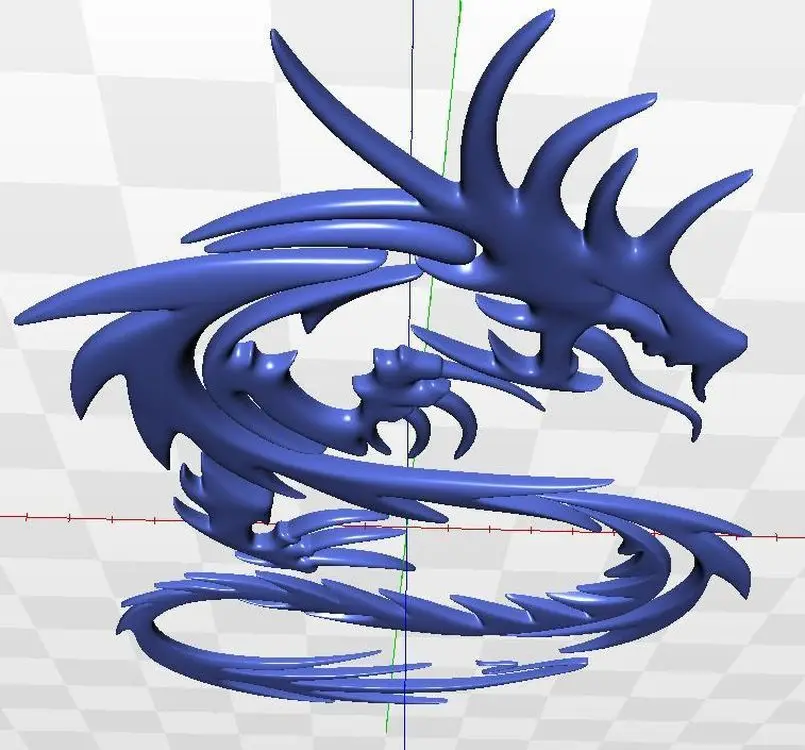 3d рельефная модель dragon_3 для ЧПУ в файле STL|3d relief|3d relief modelrelief modelling |