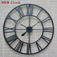 80cm large wall clock saat clock reloj duvar saati digital wall clocks horloge murale relogio de parede living room decoration