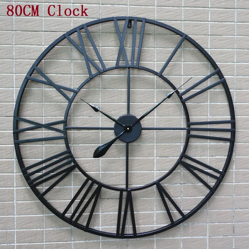 Большие настенные часы Duvar Saati цифровые 80 см украшение для гостиной|large wall clock|wall