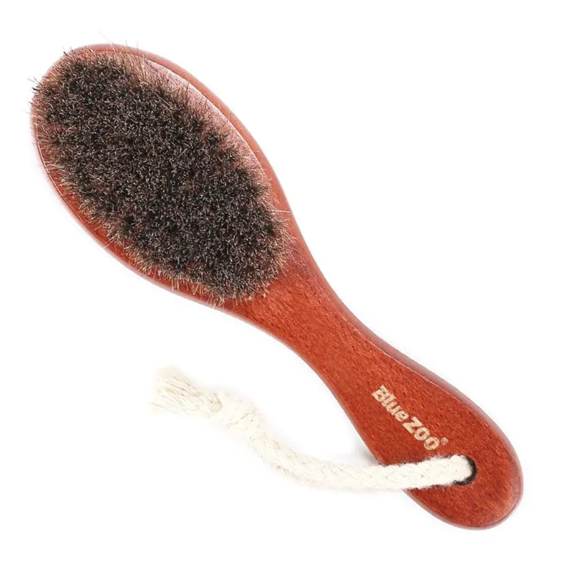 Brown-red Многофункциональная расческа для волос, массажная расческа, весло для волос, деревянная ручка, инструмент для укладки волос, для тела, бороды, масляная голова, обувь#11 - Цвет: Brown-red