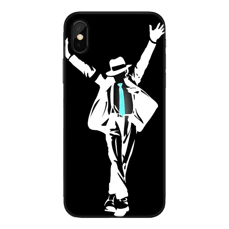 Чехол для телефона Cantor King of Pop MJ Майкл Джексон мягкий чехол из ТПУ iPhone 4 5 6 7 Plus 8
