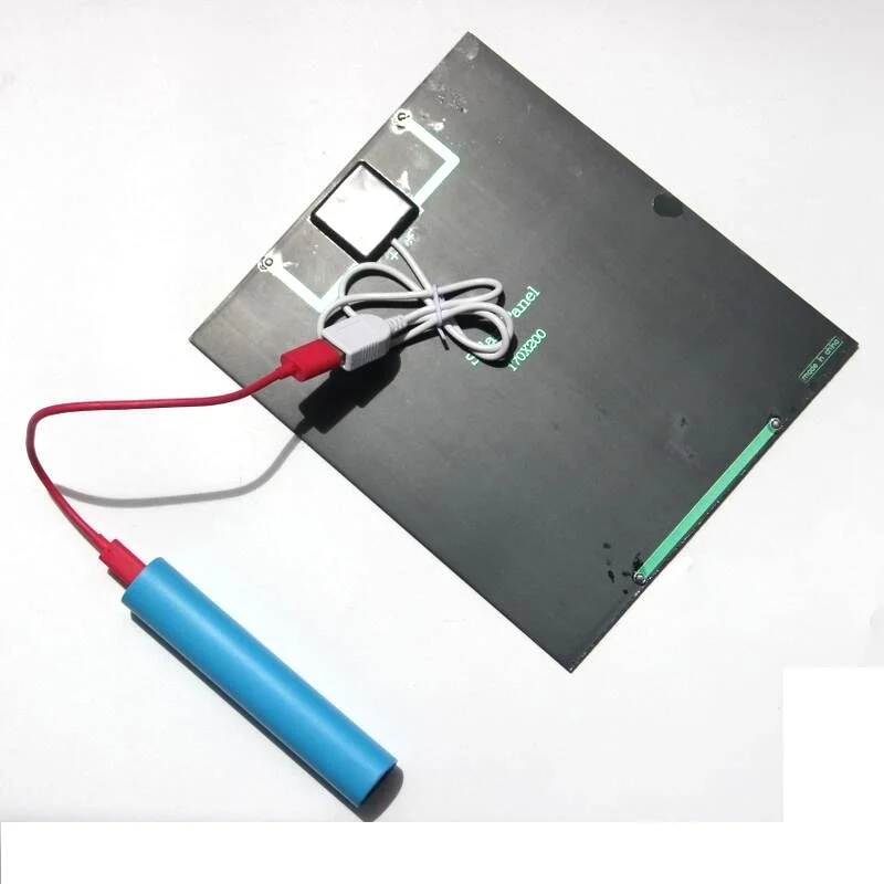 BUHESHUI 6 Вт в Солнечная Панель зарядное устройство для мобильного банка питания