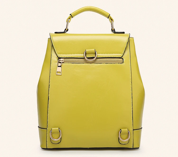 Bokinslon Women's Backpack Fashion Cow Split Leather Girl School Casual All-Match College Wind Bag For | Багаж и сумки