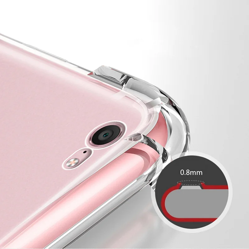 Ультра тонкий прозрачный силикон ТПУ чехол для Vivo X6 X7 Y55 Y67/V5s X9 Y66 y51 Новый Y53 x9s X20