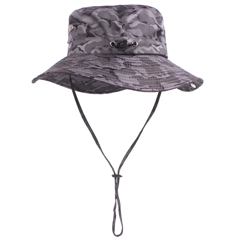 Камуфляжные шляпы Boonie летняя уличная Военная камуфляжная походная Кепка для