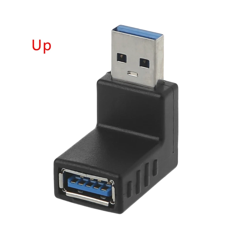 2021 новинка размеры от 90 градусов левый и правый угол USB 3 0 A адаптер Папа мама