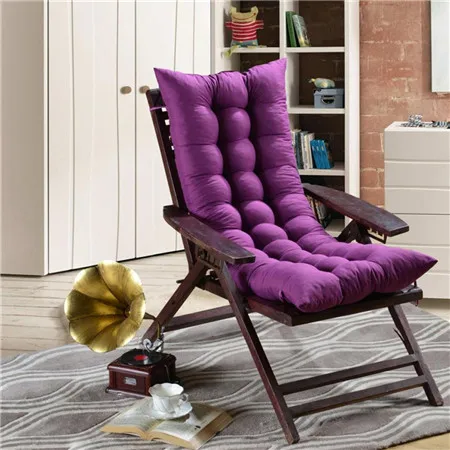 PURPLE 40*120 см зимняя хлопковая подушка на заднее сиденье шезлонг теплый коврик Ягодицы Подушка для стула удобный сон диван подушка на стул Подушка# SYS - Цвет: PURPLE