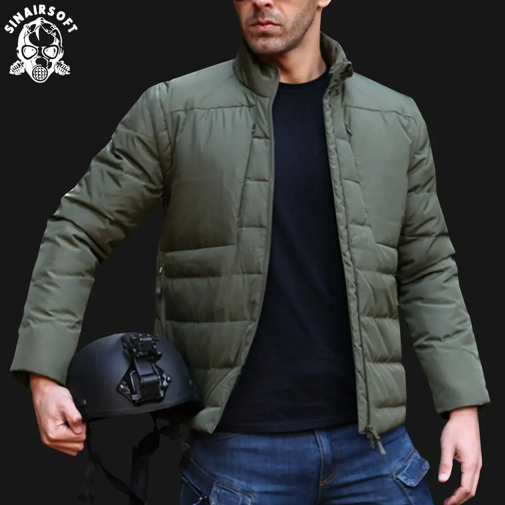 SINAIRSOFT Outdoor sports Men Jacket Coat Military tactical cotton clothing down jacket vest cold winter warm army clothing