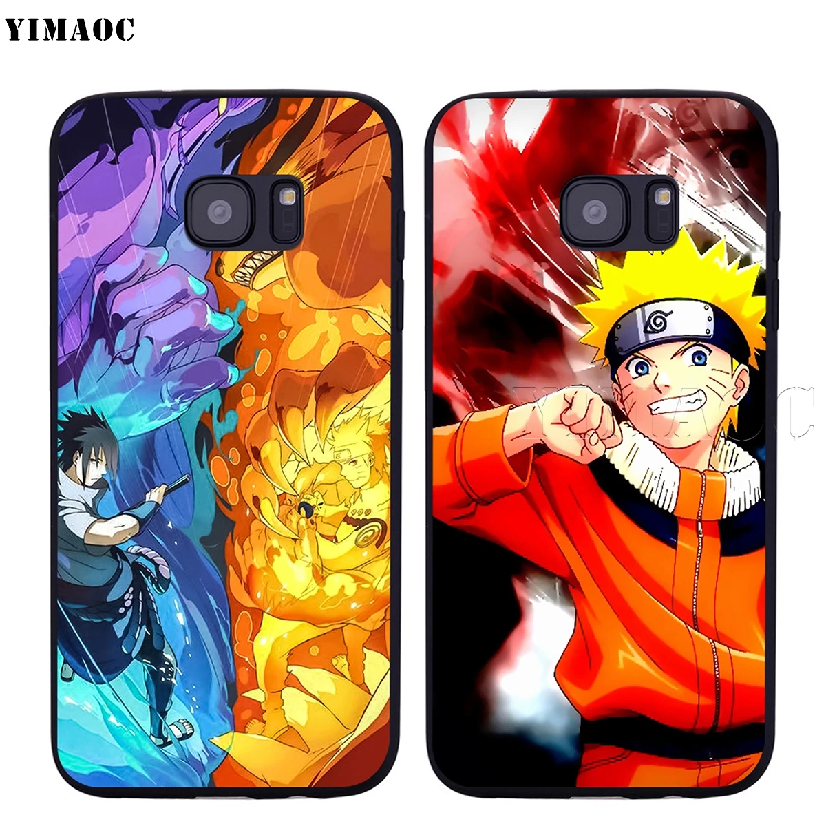 Yimaoc как у героя мультфильма Саскэ Наруто Чехол для samsung Galaxy A7 A8 A9 A10 A20 A30 A40 A50 A70 M10 M20 M30 S10 S10e J6 плюс