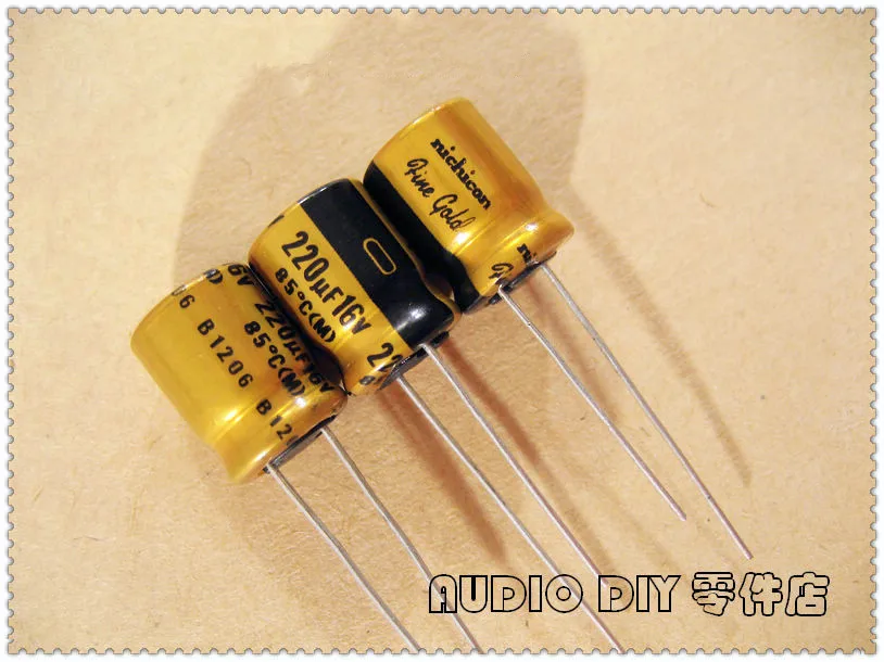 10 шт./50 шт. Nichicon (FG Series 220 мкФ 16V аудио электролитический конденсатор|Конденсаторы| |