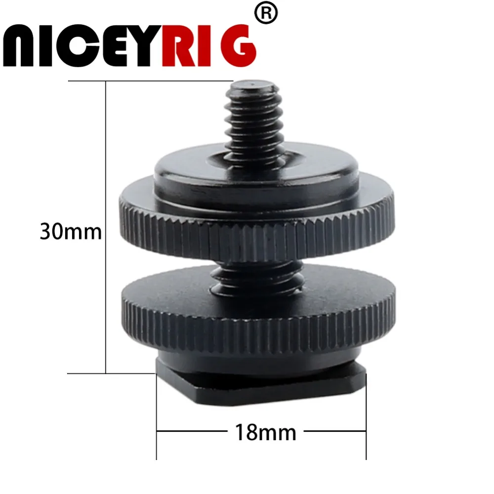 Винт для холодного башмака NICEYRIG 1/4 дюйма винт камеры подставка кронштейн
