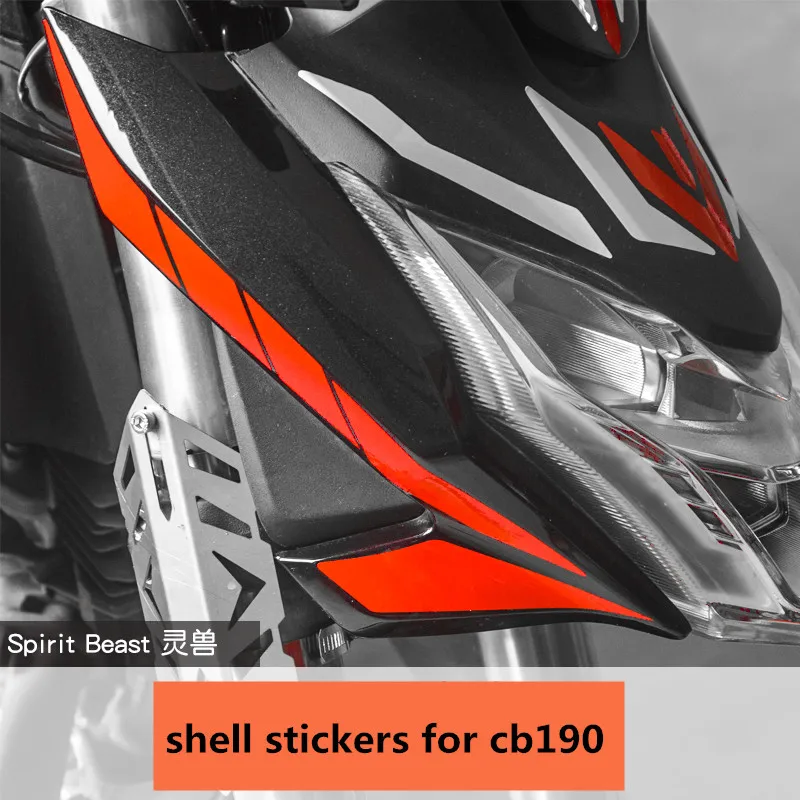 Дух зверя мотоциклетные наклейки один комплект для Honda Cb190r 3 цвета доступны