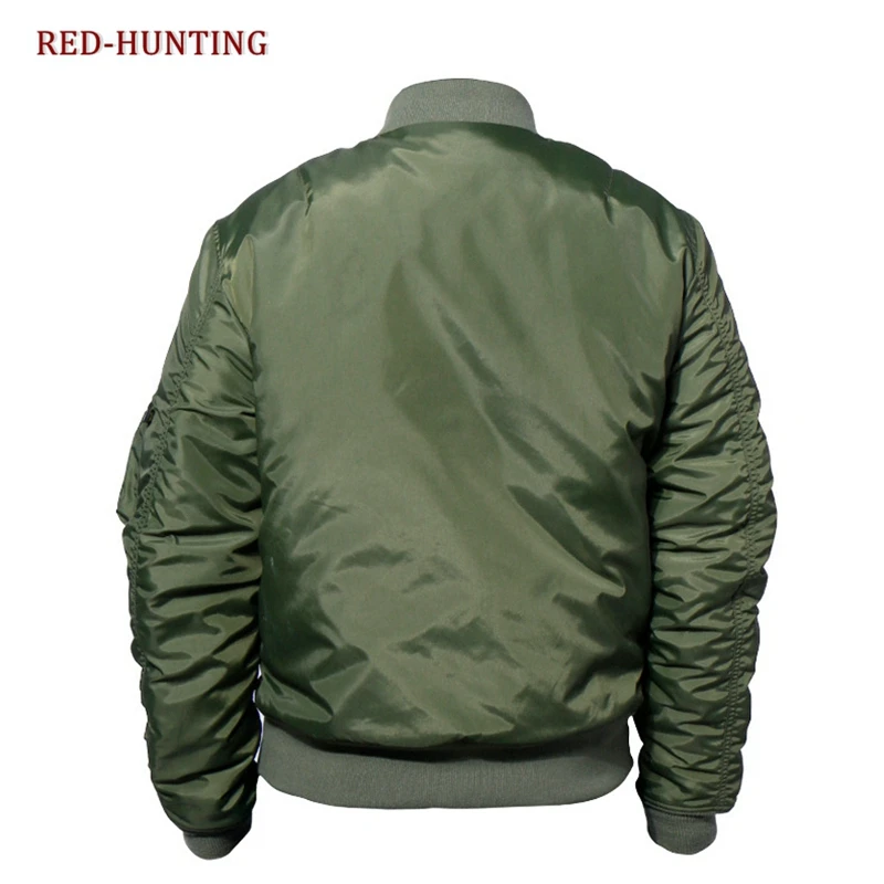 Outdoor Haiking Jacket Men Pilot Green Black Wear Pilot Bomber Jacket Men Wind Breaker Jacket fit for Winter