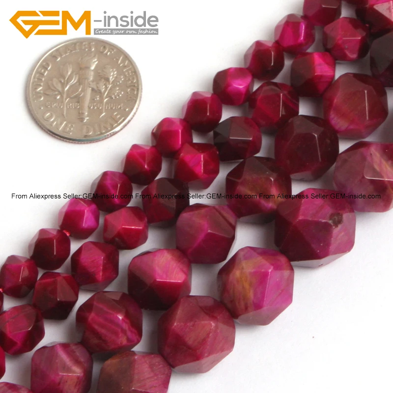 Бусины тигровый глаз для изготовления ювелирных изделий 6 12 мм 15 дюймов|faceted