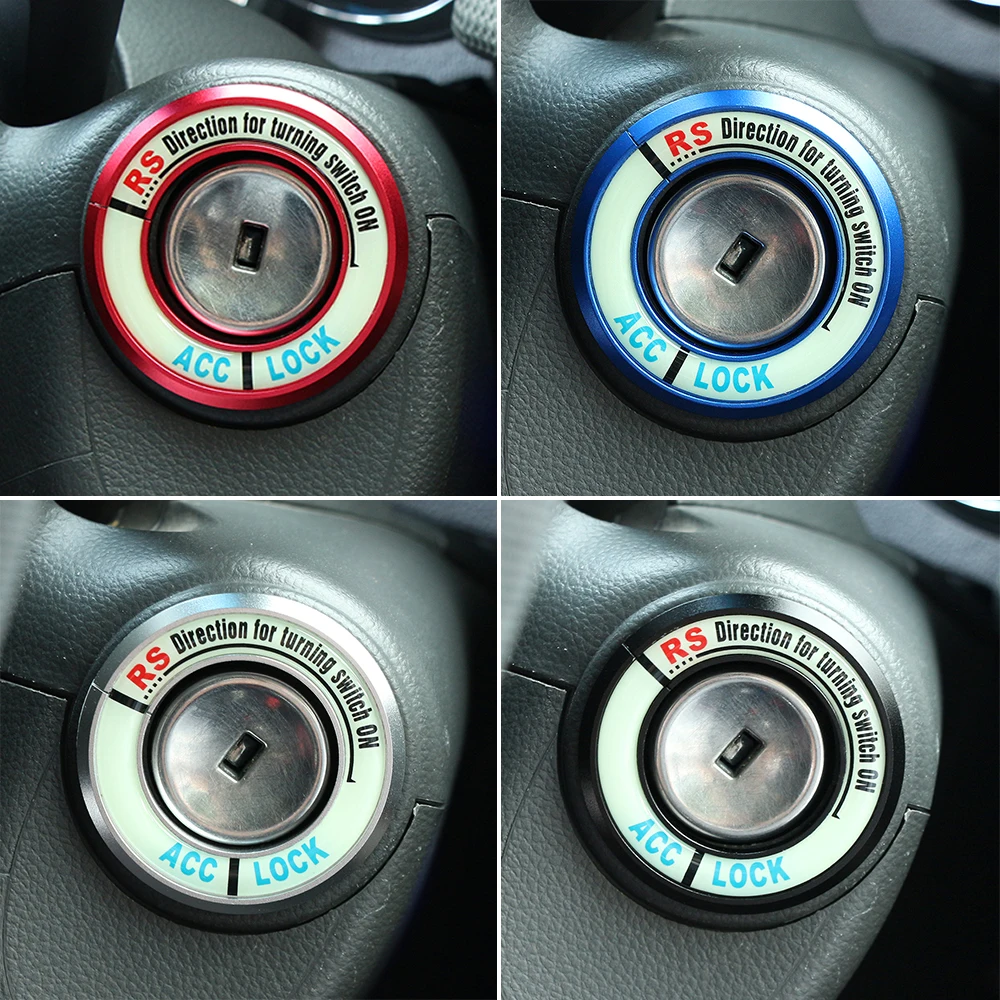 Светящаяся крышка переключателя зажигания автомобиля из сплава автомобильные