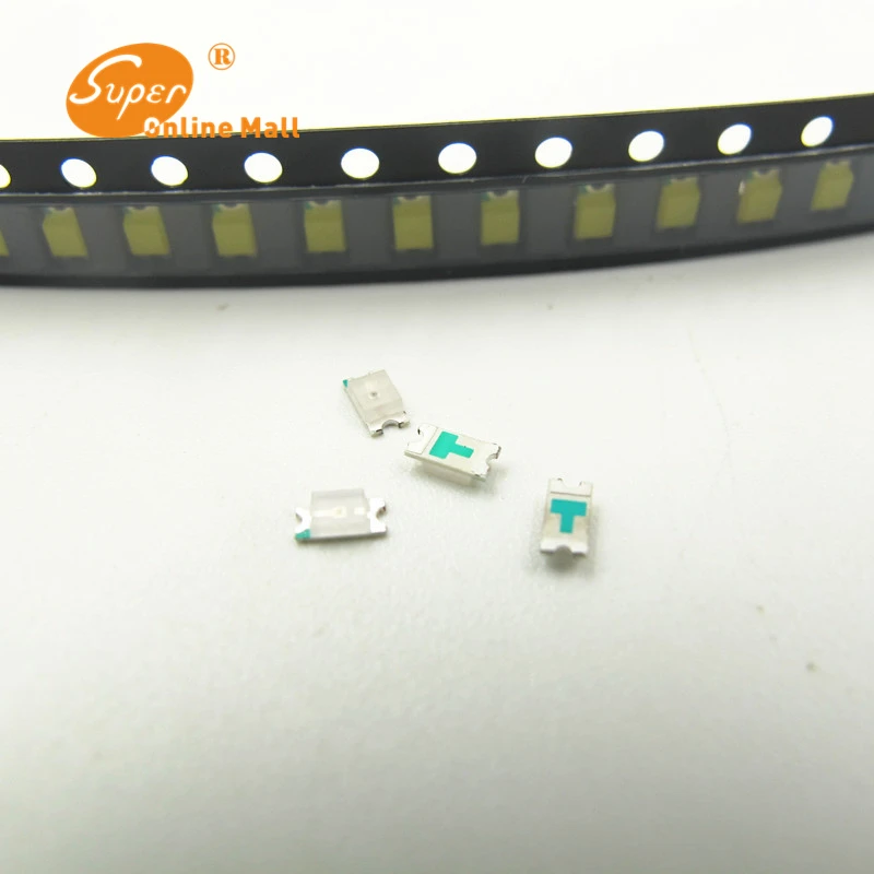 100 ШТ. 0603 SMD SMT светодиод Оранжевый Желтый СВЕТОДИОД кристально чистый бисер 395-400nm