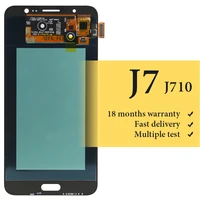 hot sell for j7 2016 lcd screen 5 5 inch replacement assembly no dead pixel for mobile phone j710 j710f lcd display
