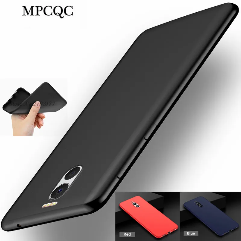 Mpcqc роскошные задняя Матовая Мягкий силиконовый Полный чехол для Meizu M6 Примечание