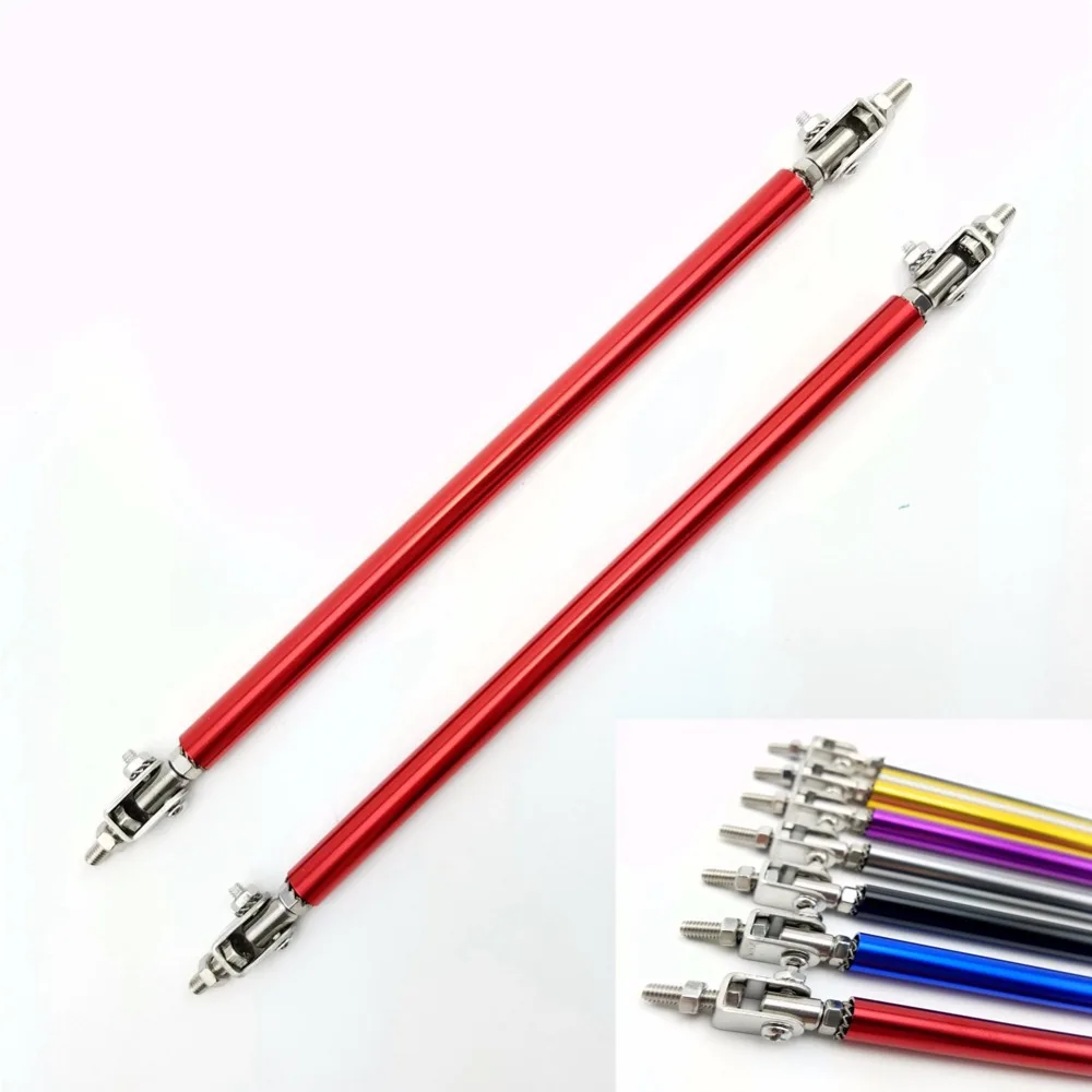 Универсальный Регулируемый 200 мм стойка переднего бампера галстук бар поддержка