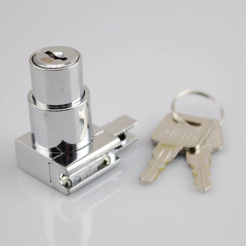 Цинковый замок для раздвижных дверей шкафов 1 шт.|showcase lock|door lockthe door lock |