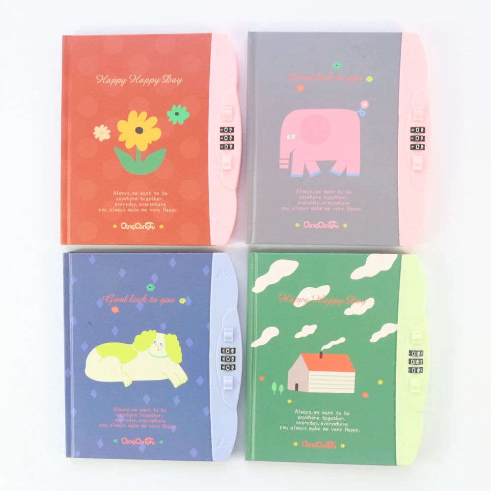 Domikee 2019 Новое милое студенческое держатель серии hardcover с цветным изображением