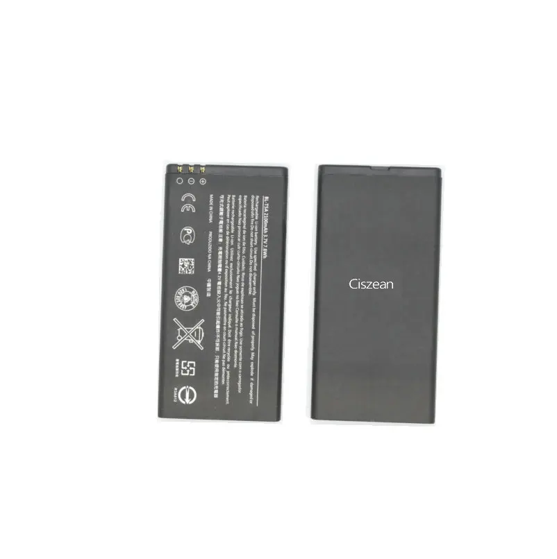 Ciszean 2 шт./лот 2100 мАч Замена литий-ионный аккумулятор BL-T5A для Nokia Microsoft Lumia 550 Lumia550 |
