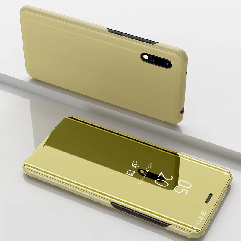 Умный зеркальный флип-чехол для huawei mate 30 20 10 9 Pro Lite 20X P30 P20 Pro Lite P10 Plus Lite P Smart Z Plus чехол