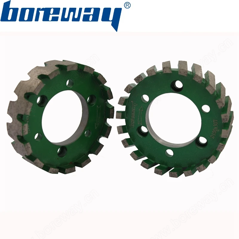 Boreway Поставка кусок D100x30Tx50H алмаз Сплит сегмент ЧПУ калибрат колесо для счетчика