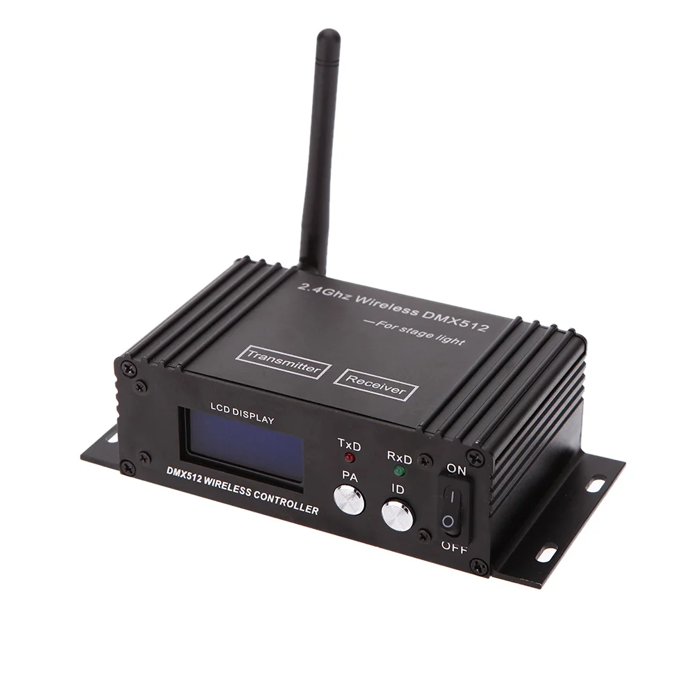 Lixada LCD DMX 512 контроллер беспроводной передатчик приемник 2 в 1 повторитель DMX512