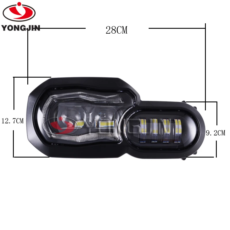 

Emark pass Motorcycle LED For B MW F650/700/800GS F800ADV F800R 2013-2016 Front headlight Head Light
