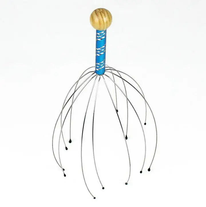 Бесплатная доставка 2 шт./лот осьминог массажер для головы массаж коготь рук