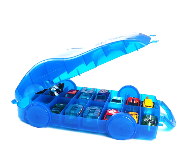 Переносная пластиковая коробка для хранения игрушек Hot Wheels подвижная