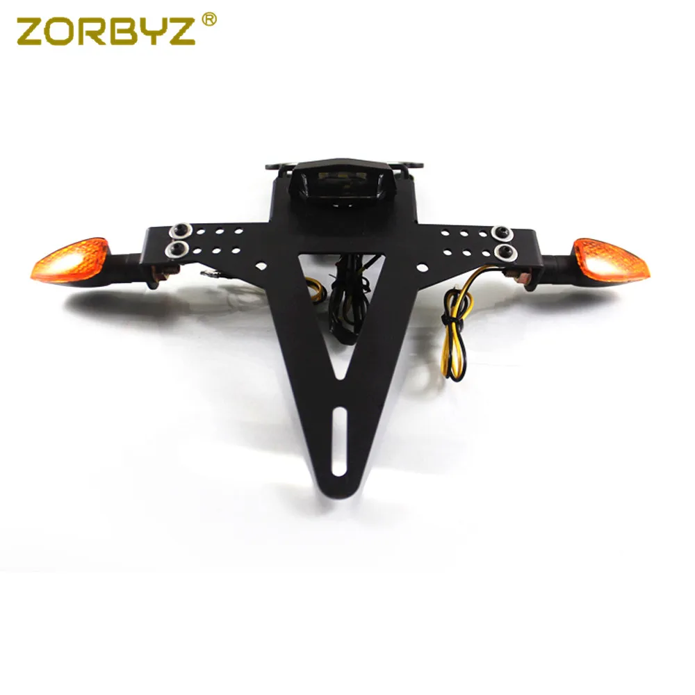 ZORBYZ черный задний фонарь для мотоцикла поворотное сигнальное крепление